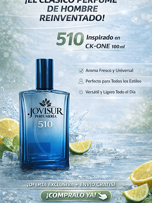 510 - Inspirado en CK ONE - 100ml