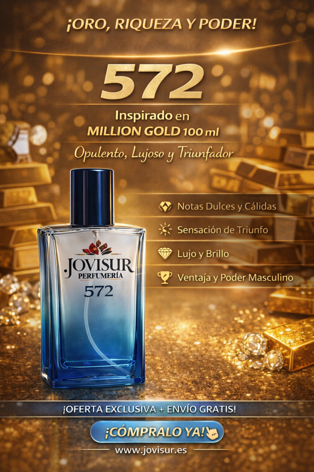 572 - Inspirado en MILLION GOLD - 100ml 1