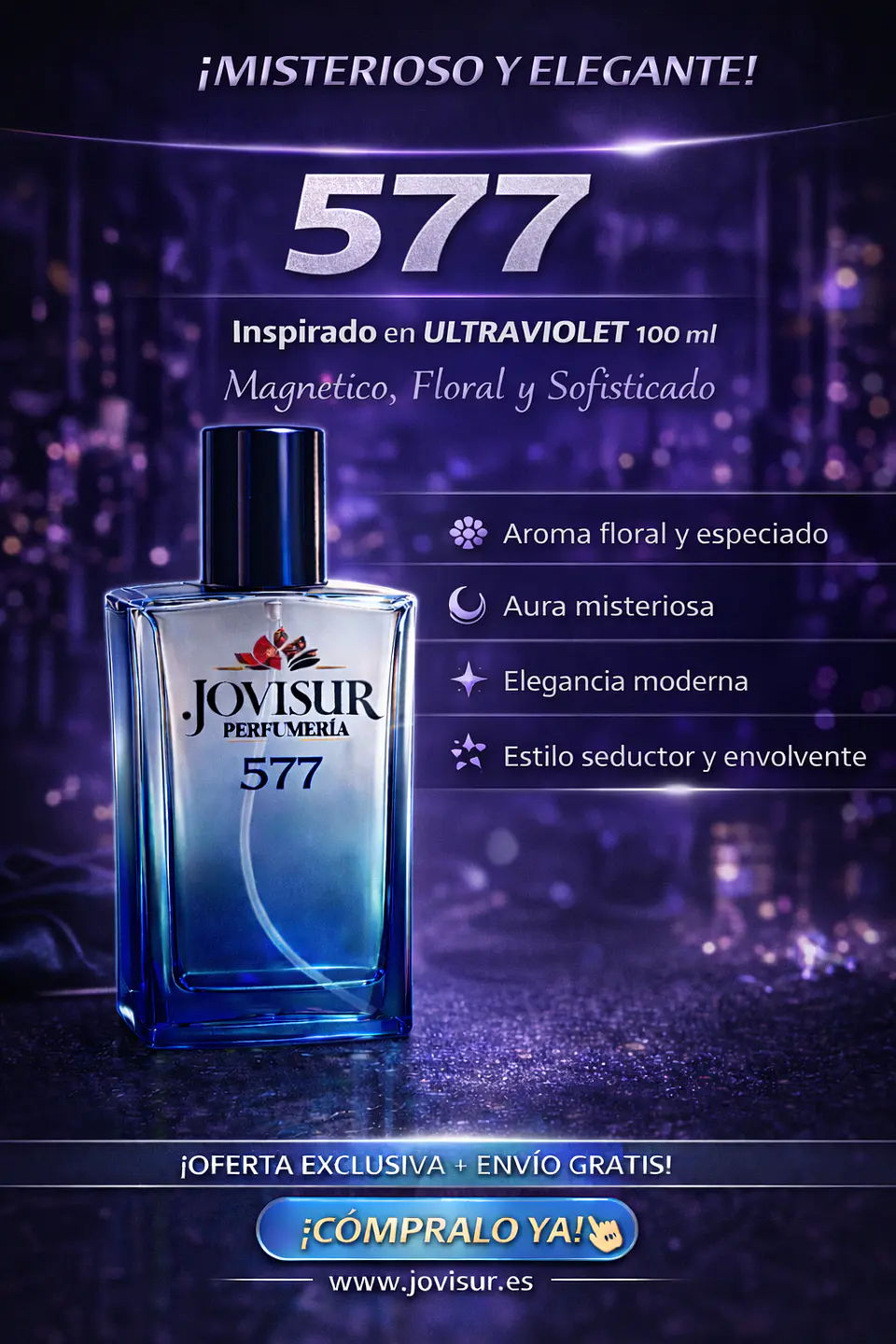 577  - Inspirado en ULTRAVIOLET - 100ml 1