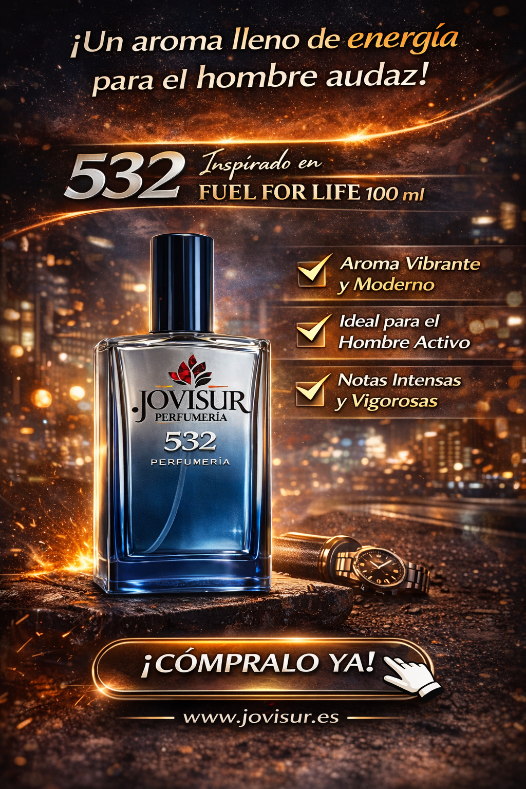 532 - Inspirado en FUEL FOR LIFE - 100ml 1