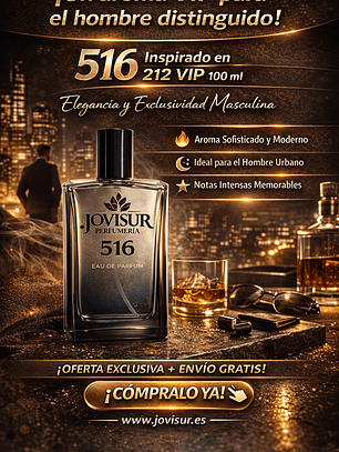 516 - Inspirado en 212 VIP - 100ml