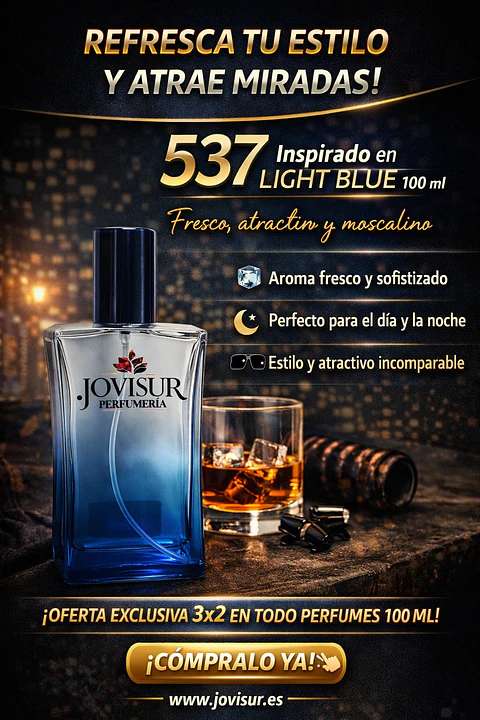 537 - Inspirado en LIGHT BLUE - 100ml