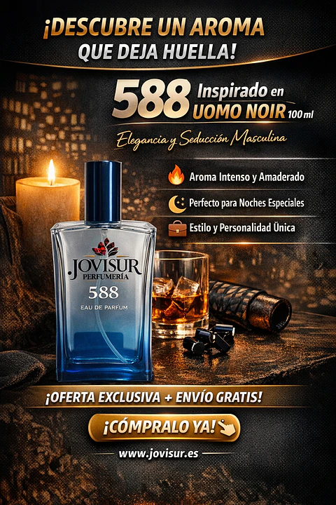 588 - Inspirado en UOMO NOIR - 100ml