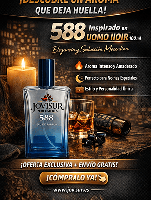 588 - Inspirado en UOMO NOIR - 100ml