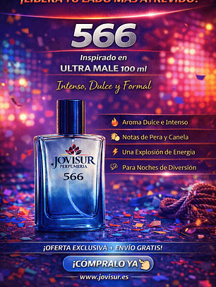 566 - Inspirado en ULTRA MALE - 100ml