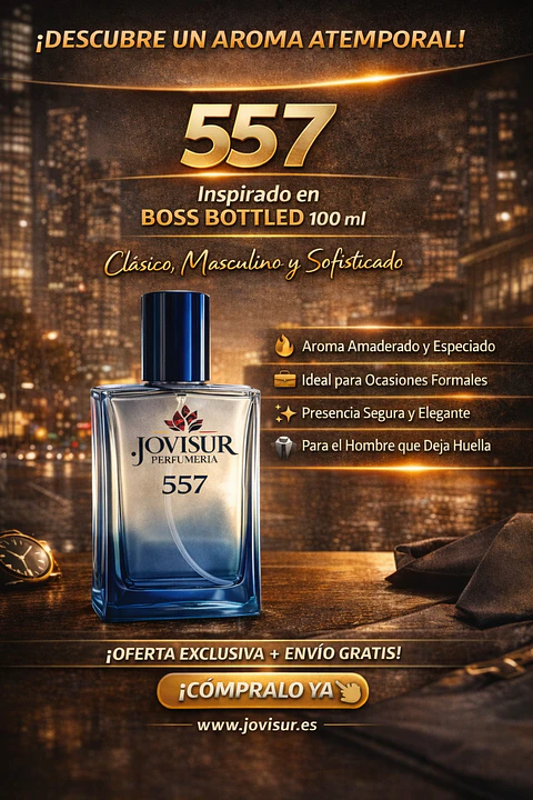 557 - Inspirado en BOSS BOTTLED - 100ml