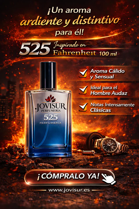 525 - Inspirado en FAHRENHEIT - 100ml