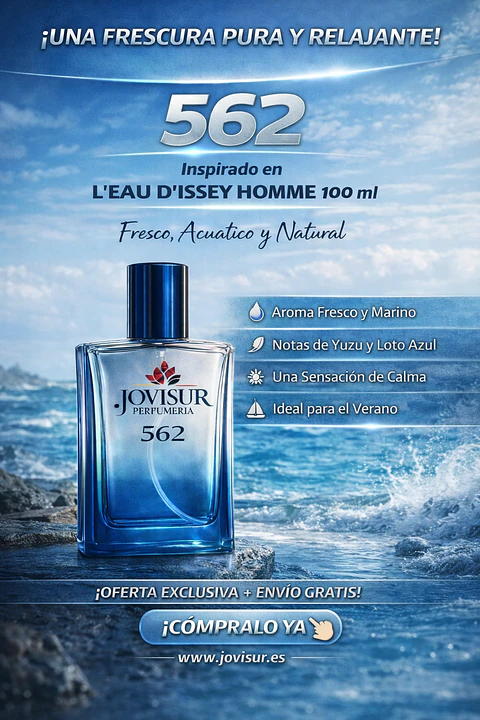 562 - Inspirado en L'EAU D'ISSEY HOMME - 100ml