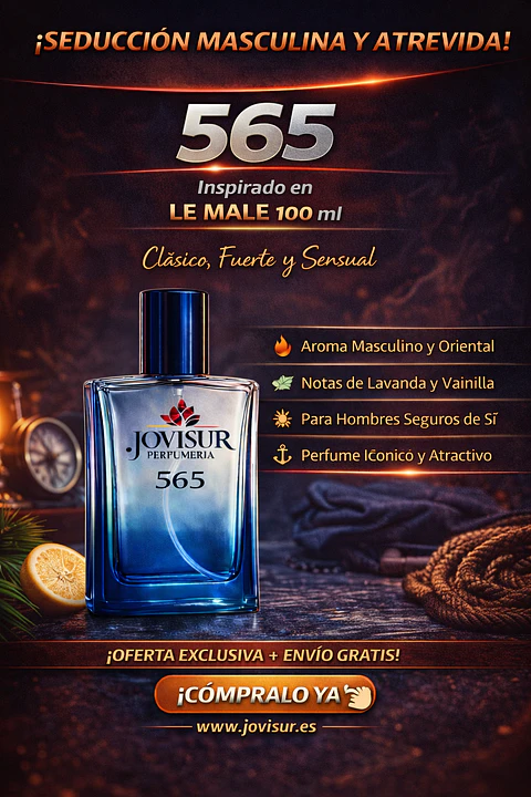 565 - Inspirado en LE MALE - 100ml