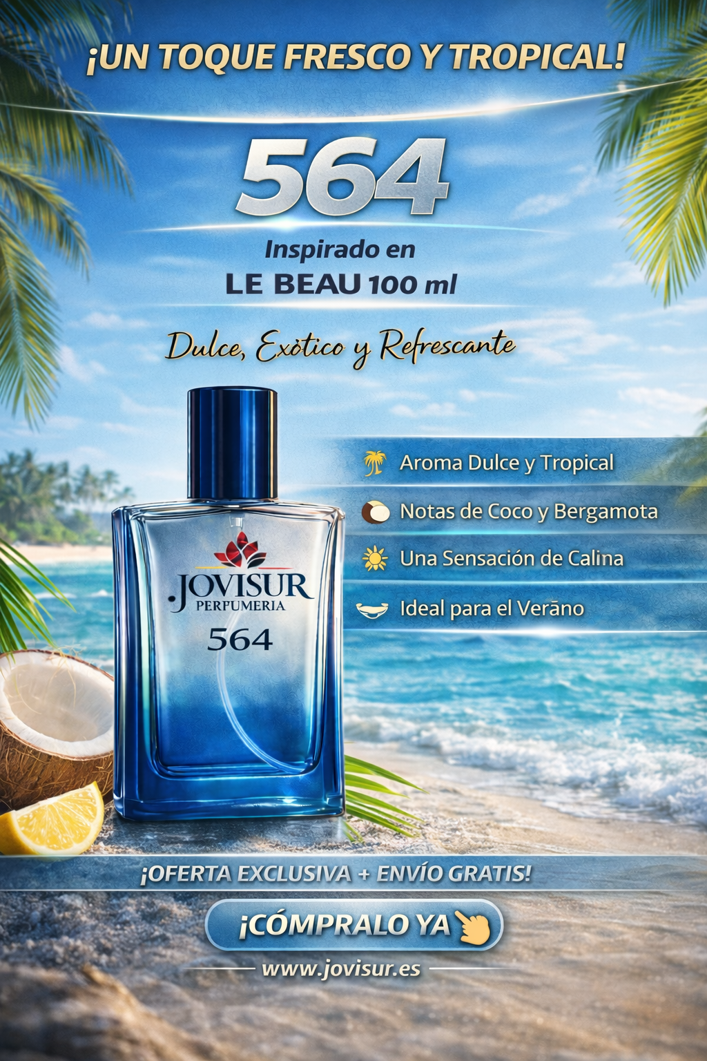 564 - Inspirado en LE BEAU - 100ml 1