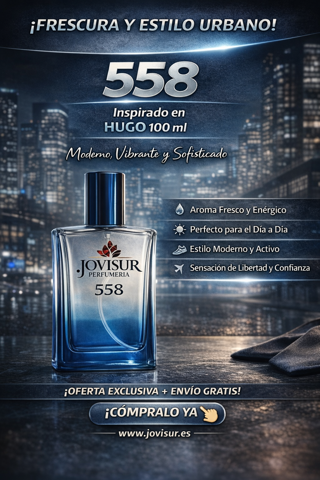 558 - Inspirado en HUGO - 100ml 1