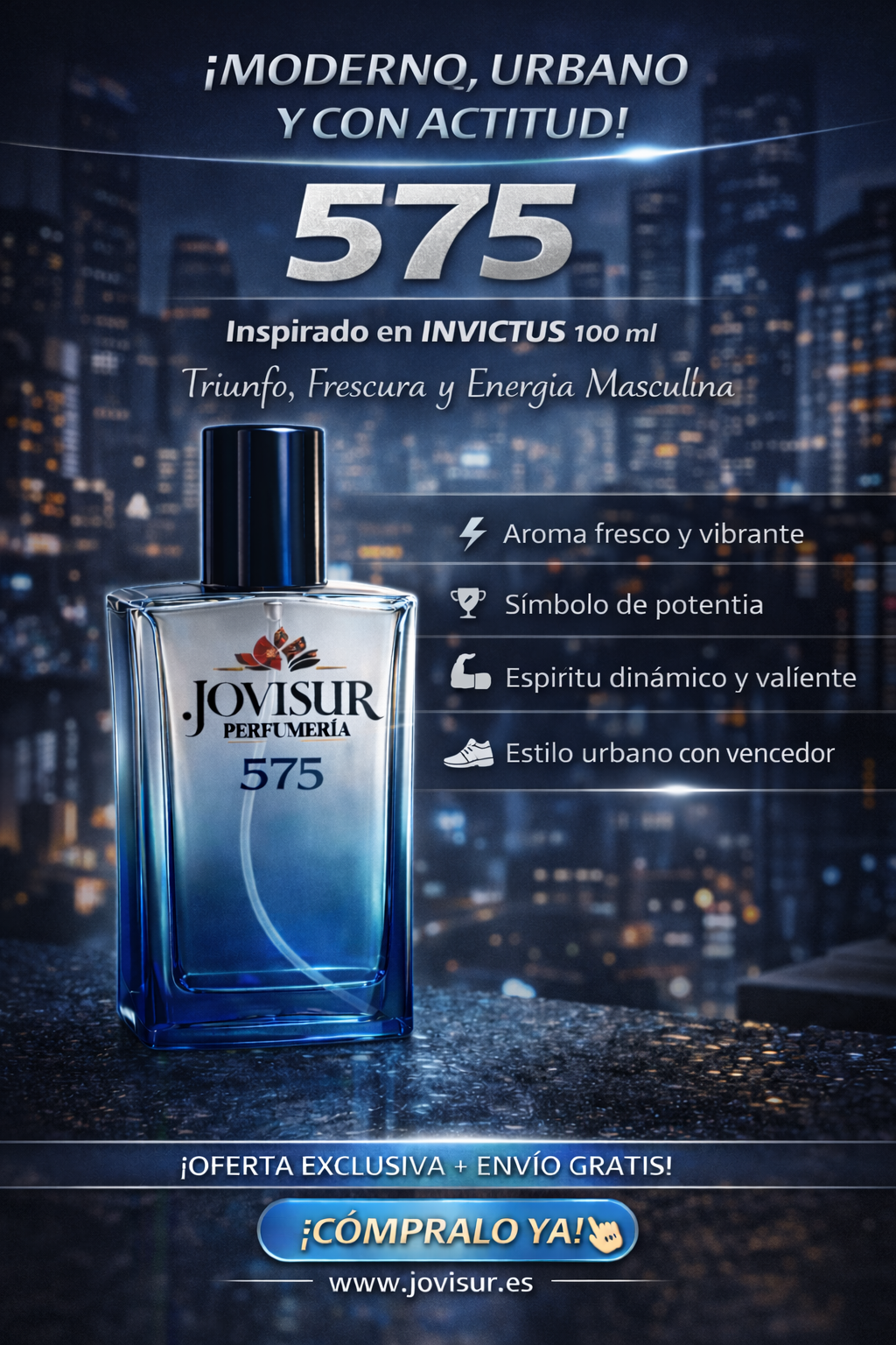 575 - Inspirado en INVICTUS - 100ml 1