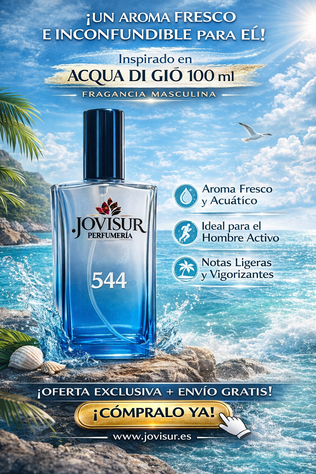 544 - Inspirado en ACQUA DI GIO - 100ml 1