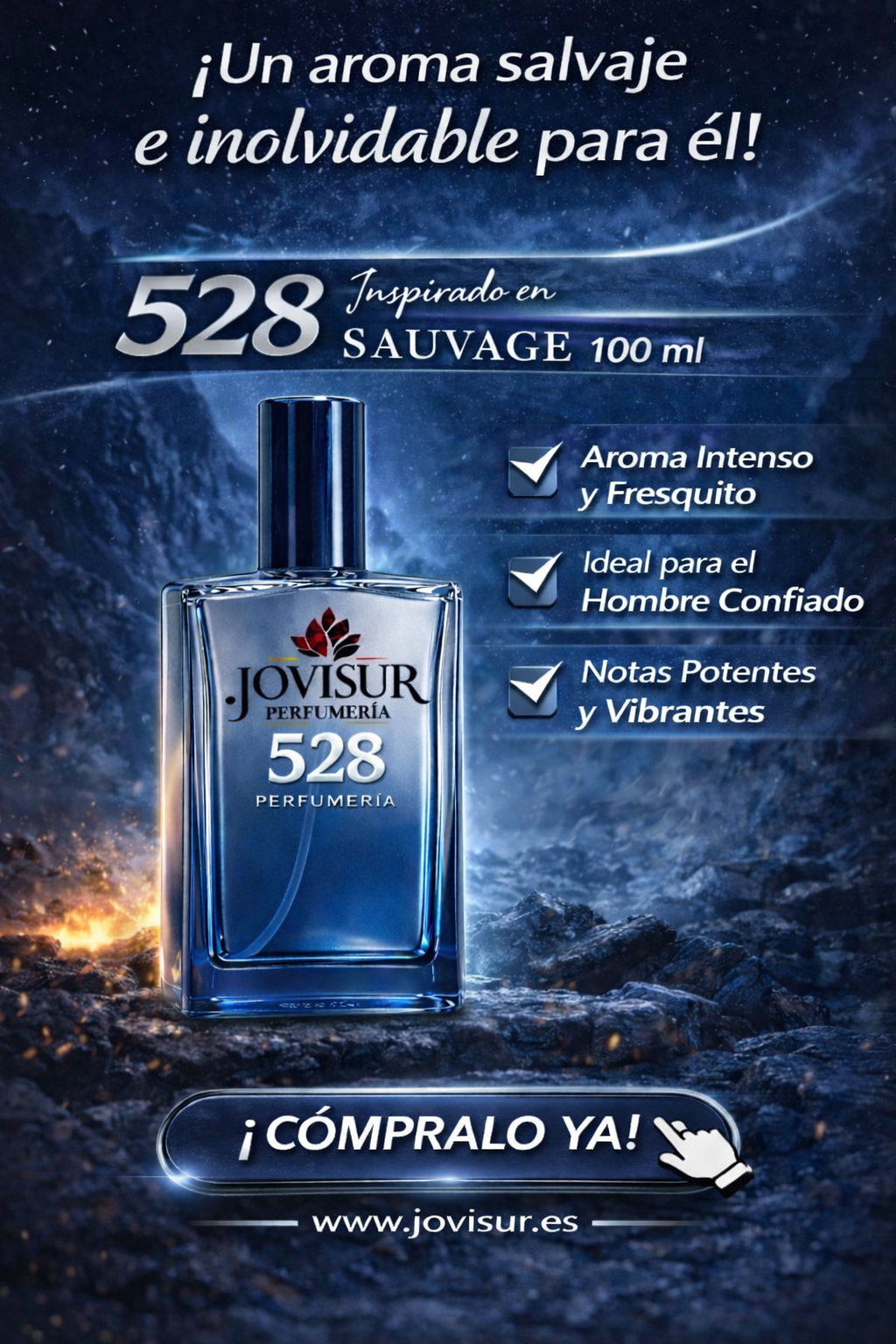528 - Inspirado en SAUVAGE - 100ml 1