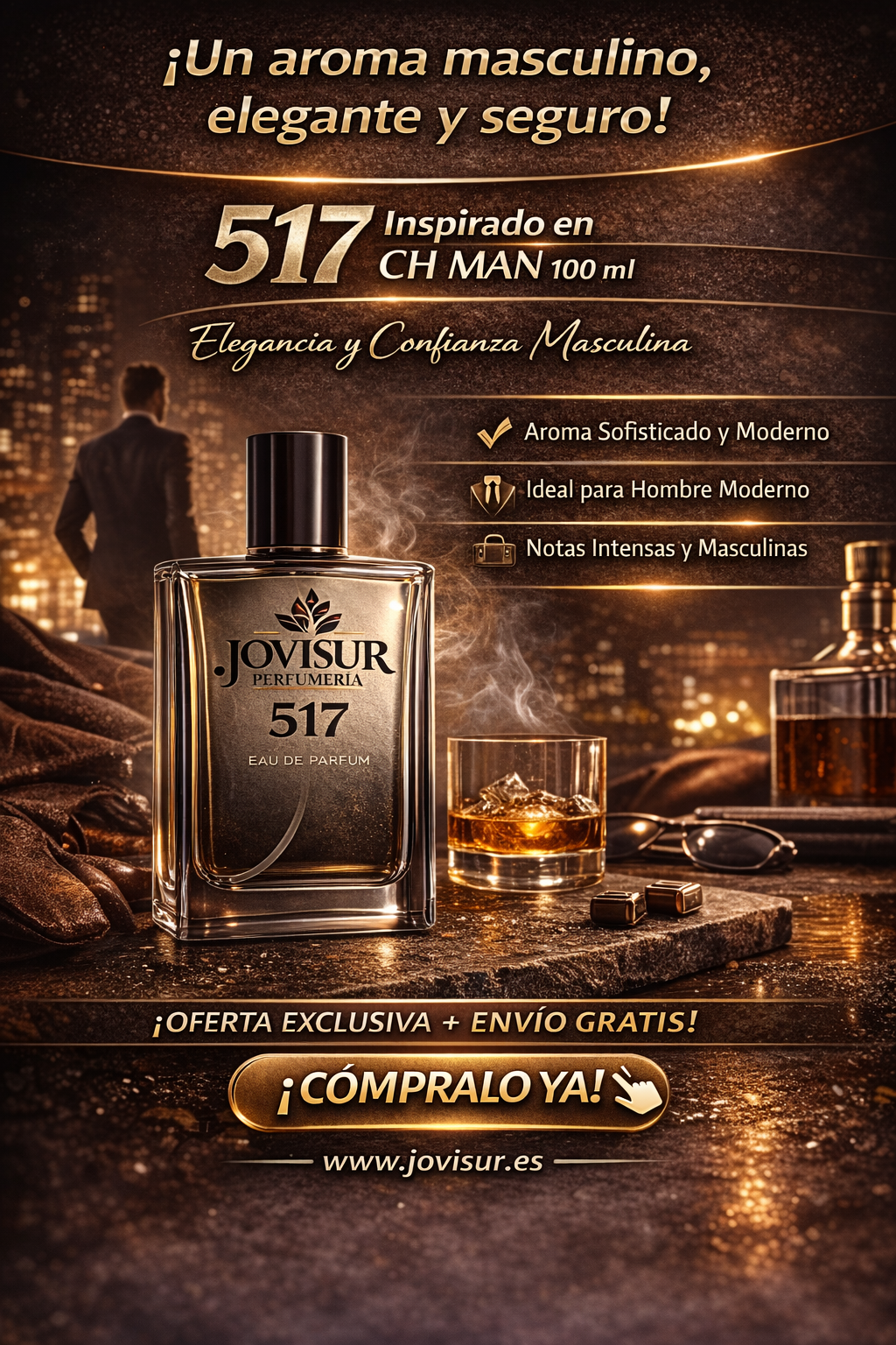 517 - Inspirado en CH MAN - 100ml 1