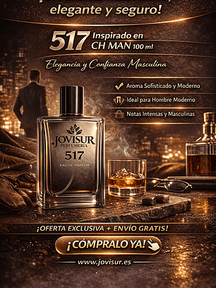 517 - Inspirado en CH MAN - 100ml
