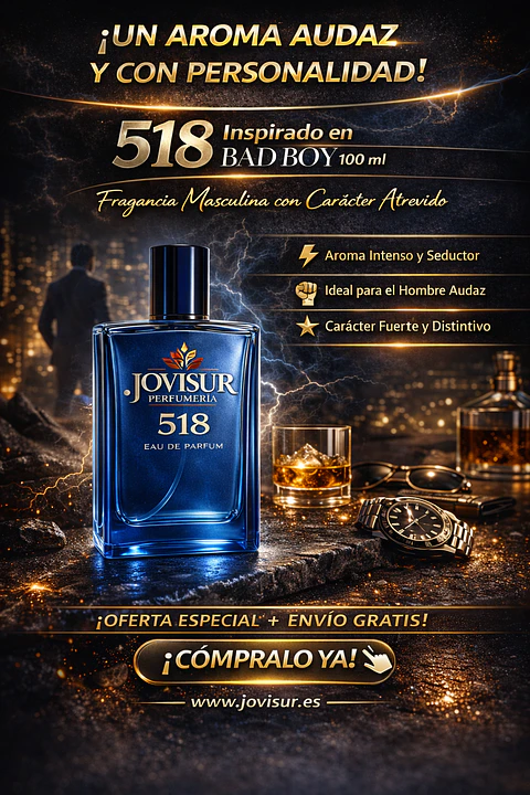 518 - Inspirado en BAD BOY - 100ml