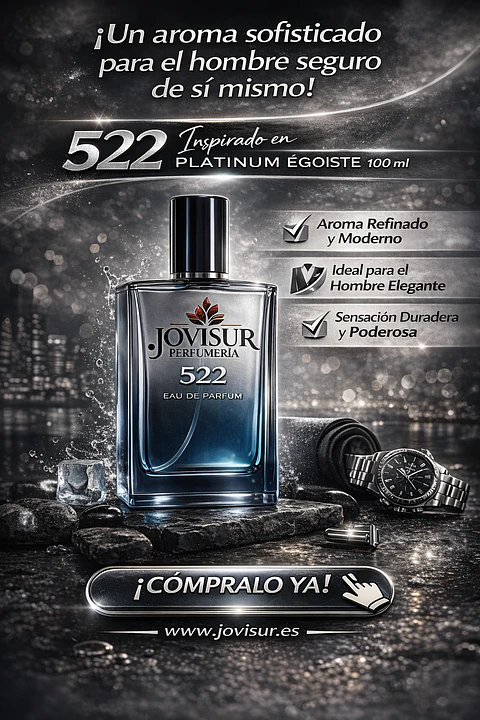 522 - Inspirado en PLATINUM EGOISTE - 100ml