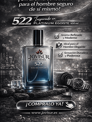 522 - Inspirado en PLATINUM EGOISTE - 100ml