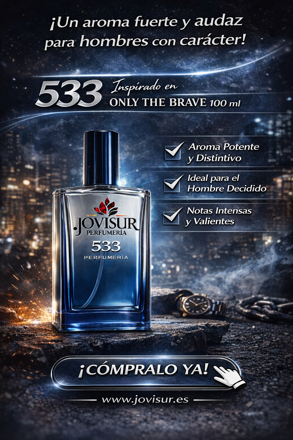 533 - Inspirado en ONLY THE BRAVE - 100ml 1