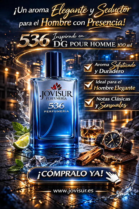 536 - Inspirado en D&G POUR HOMME - 100ml