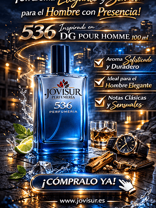536 - Inspirado en D&G POUR HOMME - 100ml