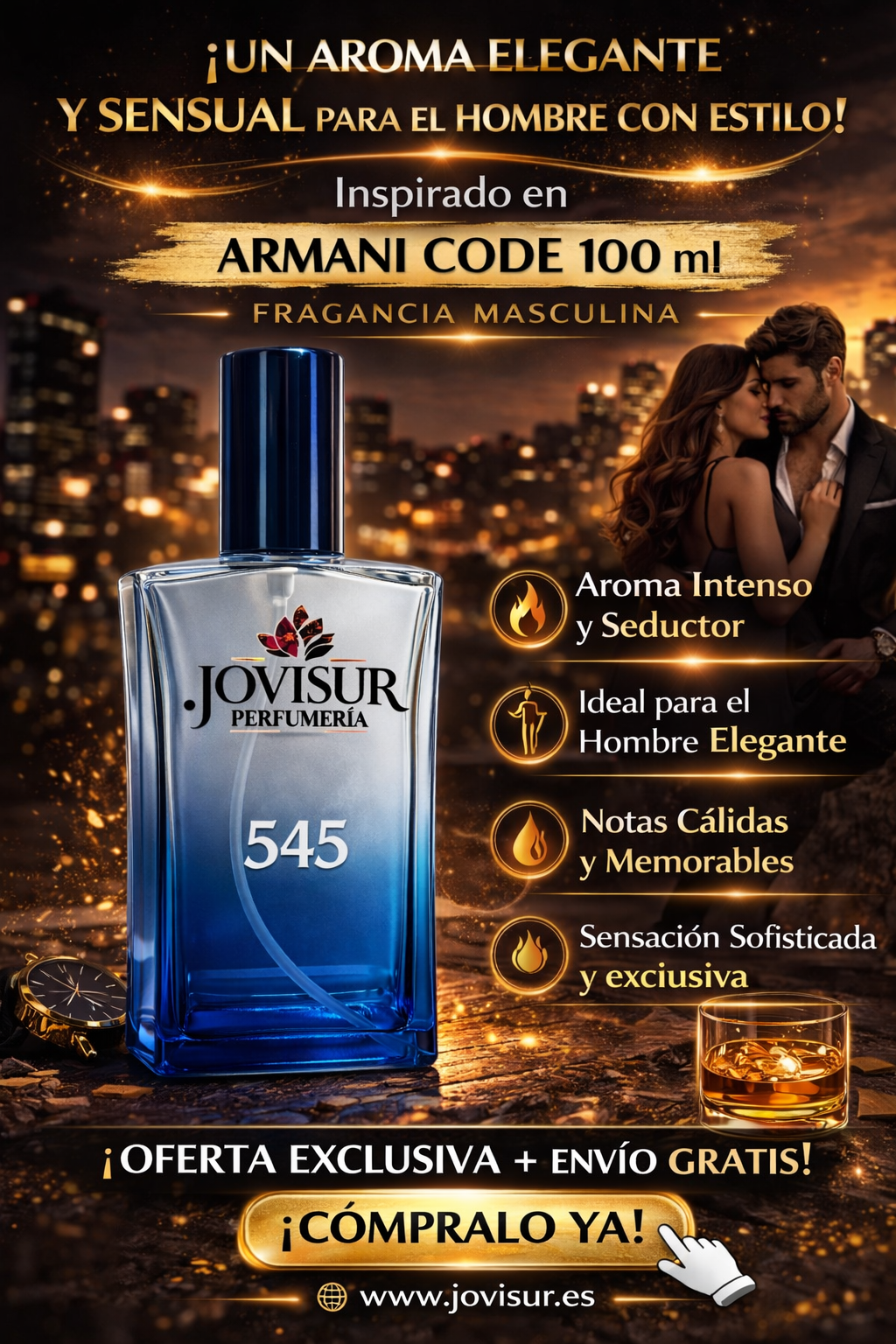 545 - Inspirado en ARMANI CODE - 100ml 1