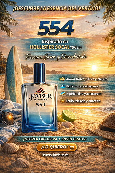 554 - Inspirado en HOLLISTER SOCAL - 100ml
