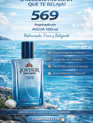 569 - Inspirado en AGUA - 100ml