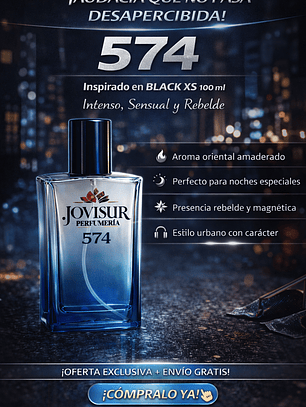 574 - Inspirado en BLACK XS - 100ml
