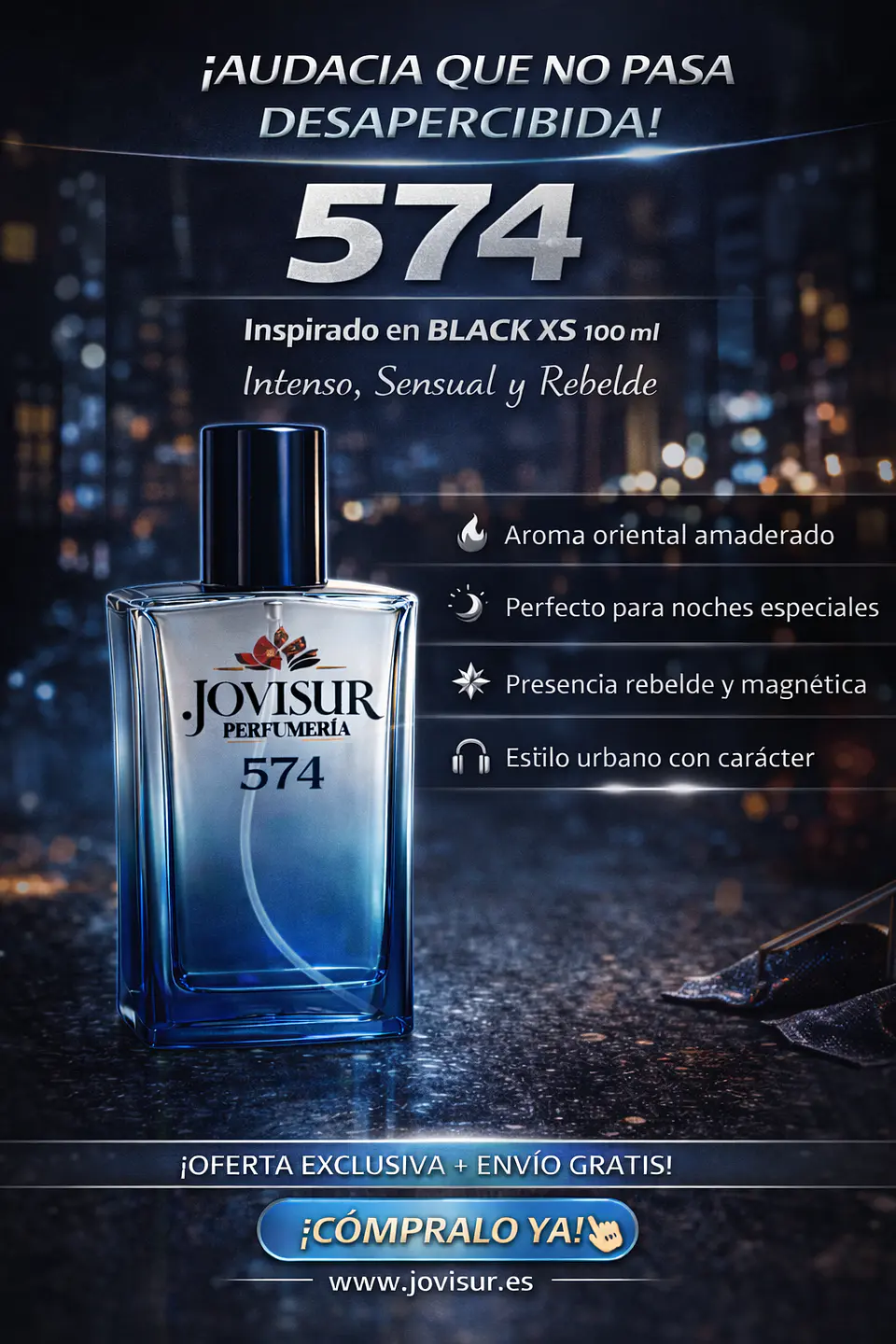 574 - Inspirado en BLACK XS - 100ml 1