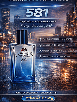 581 - Inspirado en POLO BLUE - 100ml