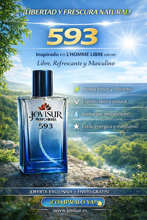 593 - Inspirado en L'HOMME LIBRE - 100ml