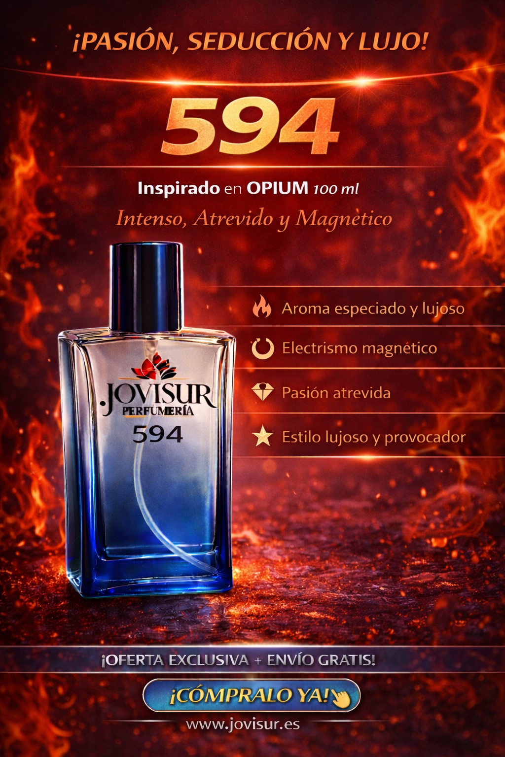 594 - Inspirado en OPIUM - 100ml 1