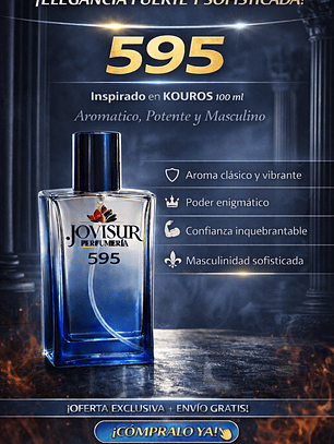 595 - Inspirado en KOUROS - 100ml