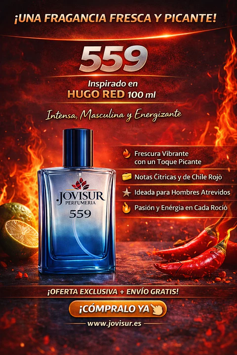 559 - Inspirado en HUGO RED - 100ml