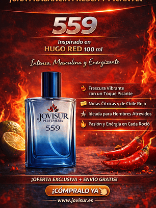 559 - Inspirado en HUGO RED - 100ml