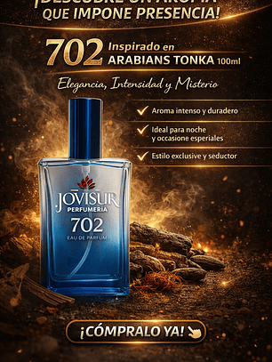 702 - Inspirado en ARABIANS TONKA - 100ml