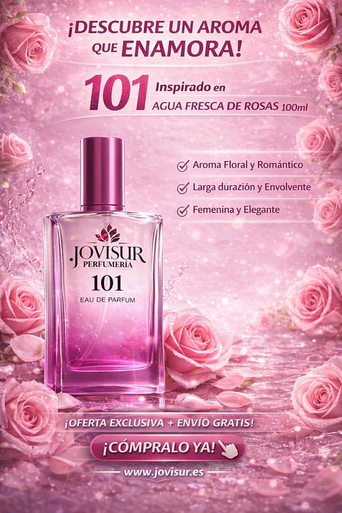 101 - Inspirado en AGUA FRESCAS DE ROSAS - 100ml