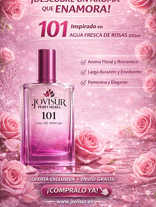 101 - Inspirado en AGUA FRESCAS DE ROSAS - 100ml