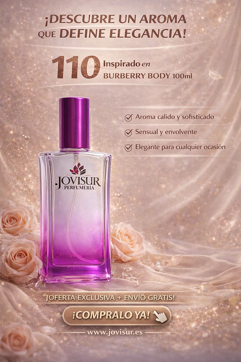 110 - Inspirado en BURBERRY BODY - 100ml
