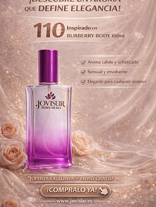 110 - Inspirado en BURBERRY BODY - 100ml