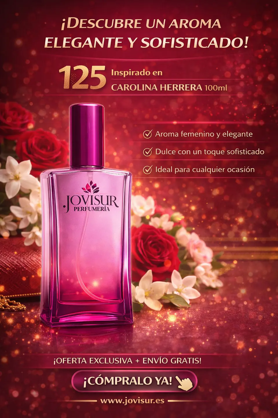 125 - Inspirado en CAROLINA HERRERA - 100ml 1