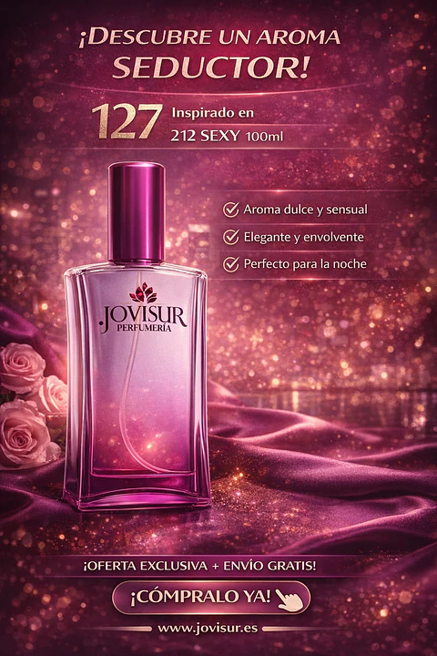 127 - Inspirado en 212 SEXY - 100ml