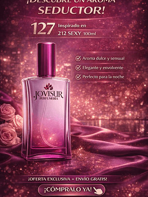 127 - Inspirado en 212 SEXY - 100ml