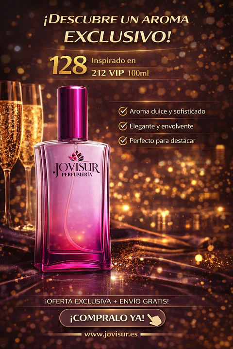 128 - Inspirado en 212 VIP - 100ml
