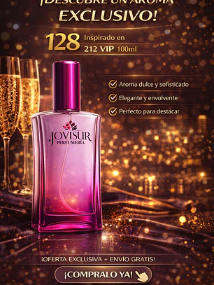 128 - Inspired by 212 VIP - 100ml