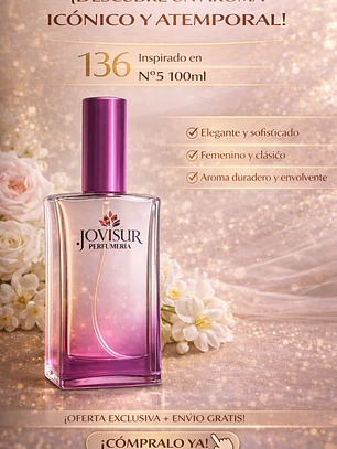 136 - Inspirado en Nº 5 - 100ml