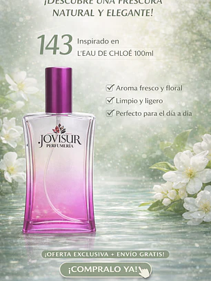 143 - Inspirado en L'EAU DE CHLOÉ - 100ml