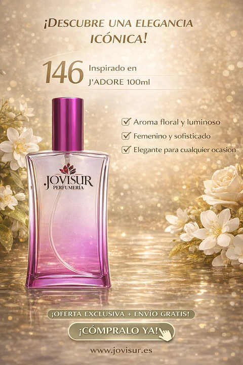 146 - Inspirado en J'ADORE - 100ml